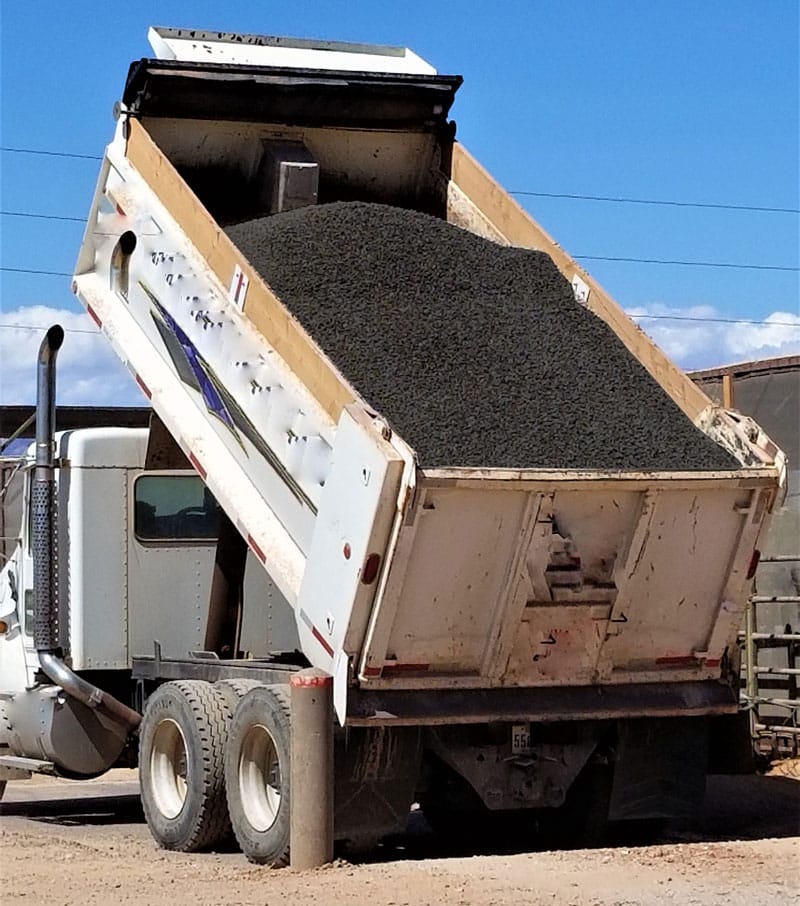 Residual material management recycled asphalt delivery | ETC Alfred