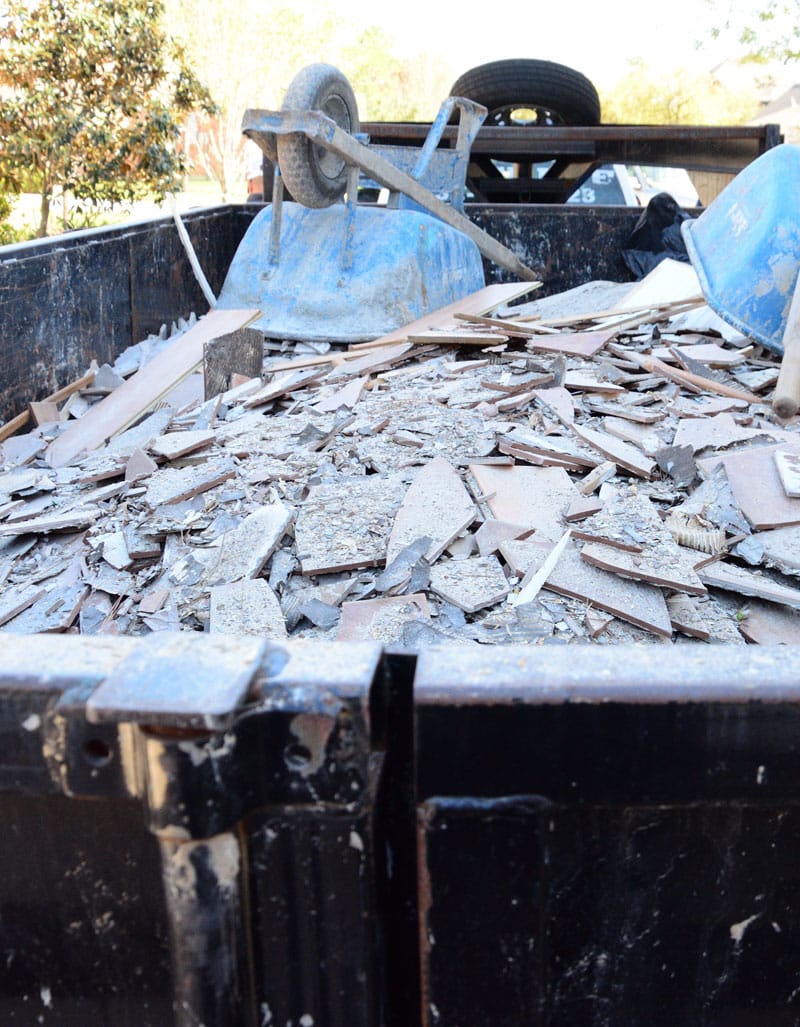Bulk transport services showing full bin | ETC Alfred