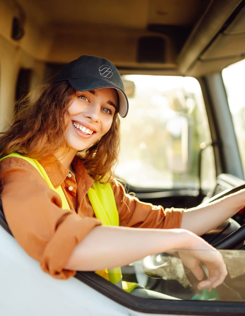 Bulk transport services with woman driving | ETC Alfred